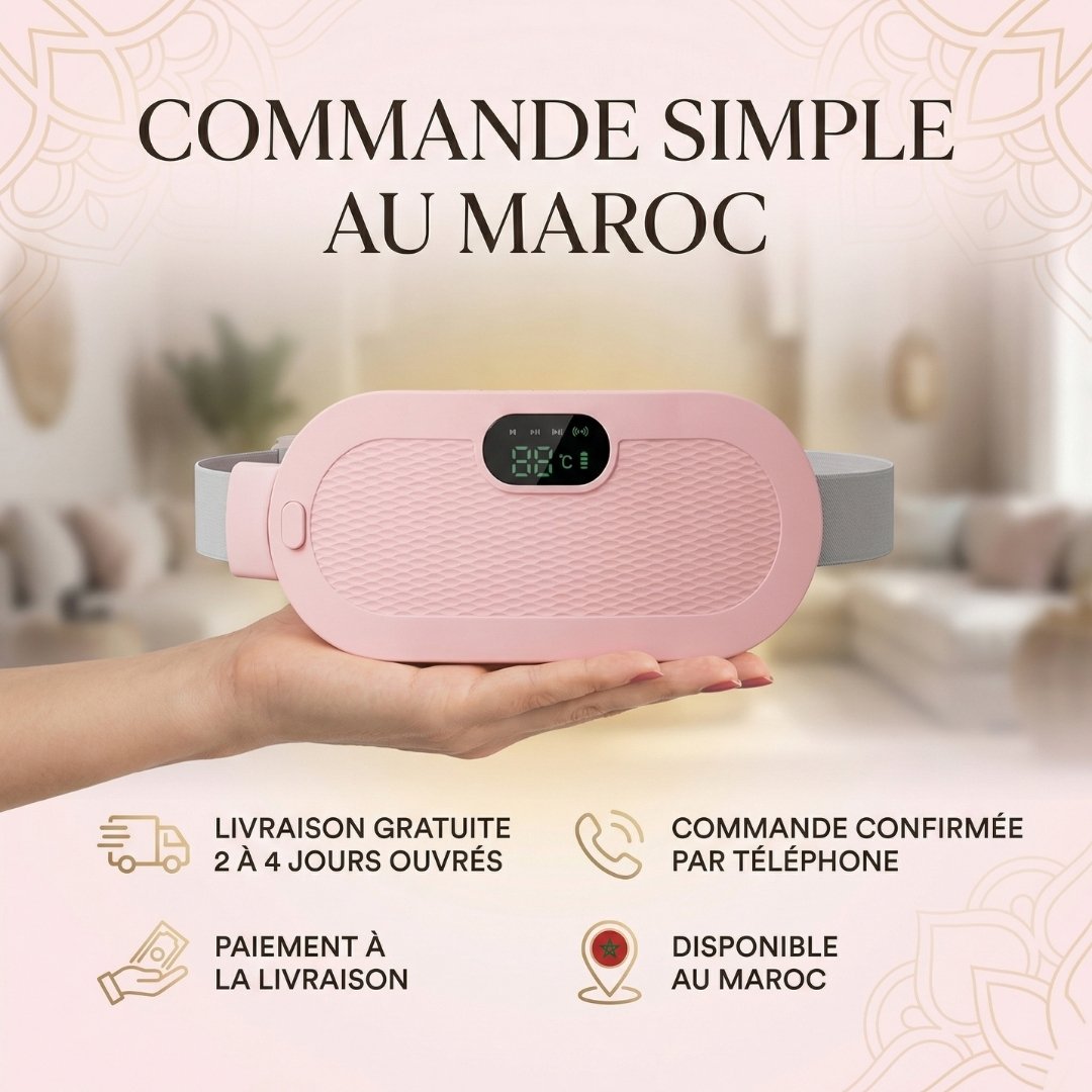 Ceinture Chauffante – Soulage les douleurs menstruelles en quelques minutes