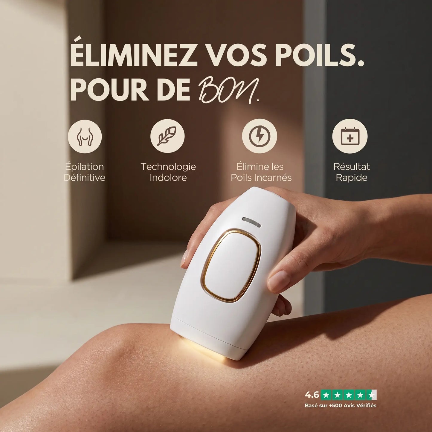 IPL PULSE • ÉPILATEUR À LUMIÈRE PULSÉE